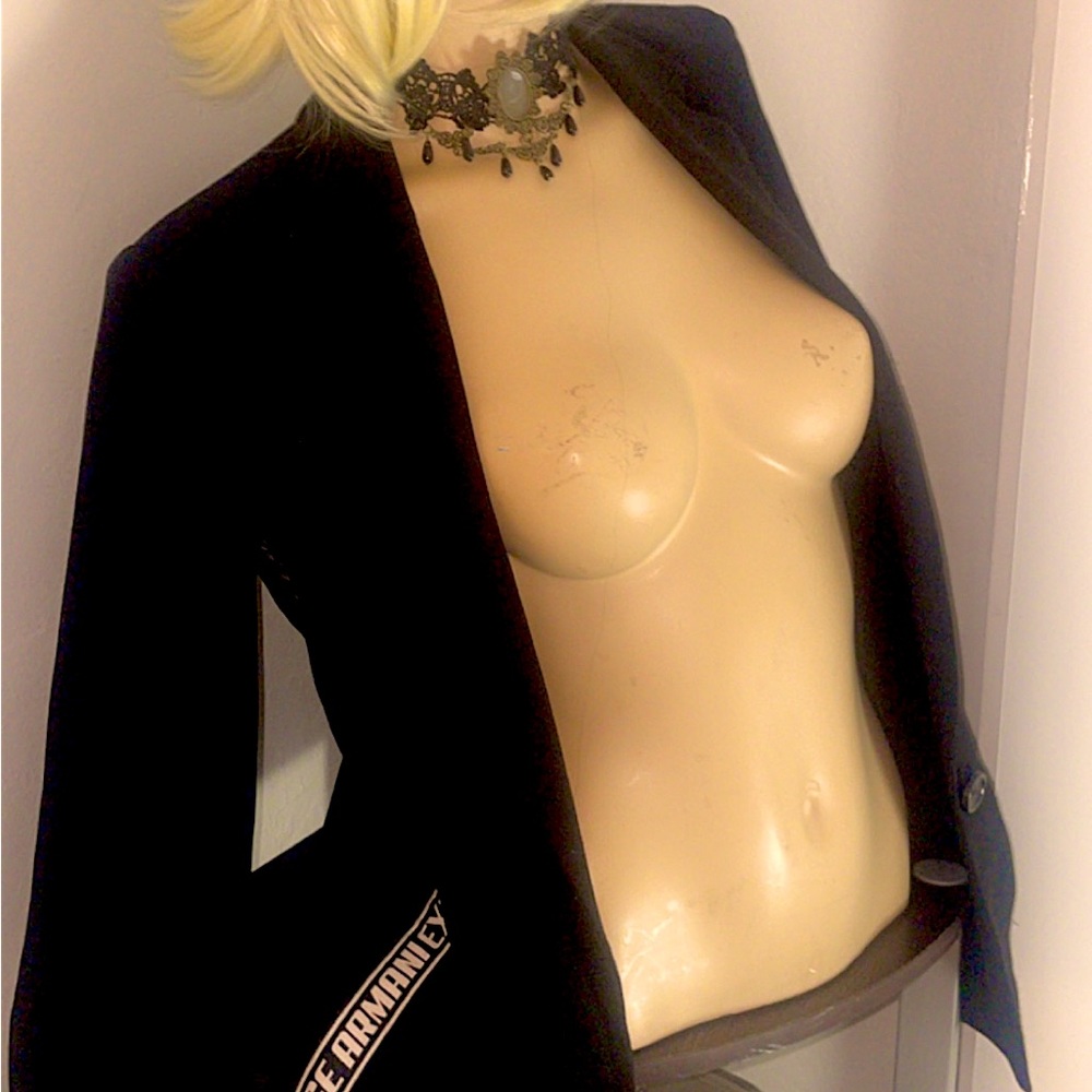 Armani Exchange Black Long Blazer size 0